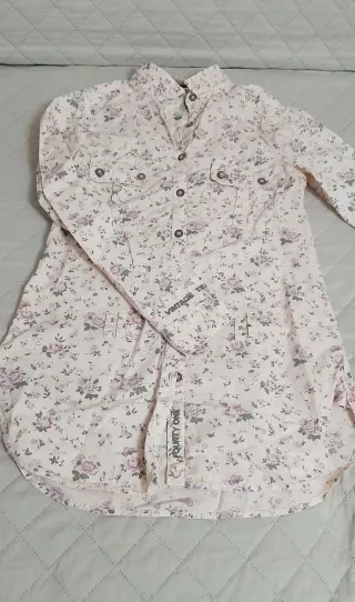 Camisa floral rosa Mayoral