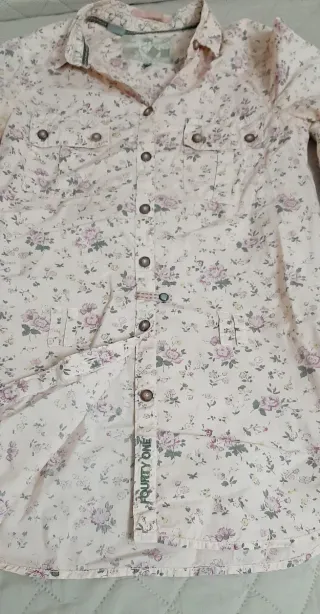 Camisa floral rosa Mayoral