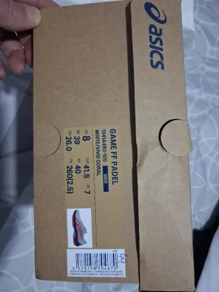 Zapatillas Asics Padel men