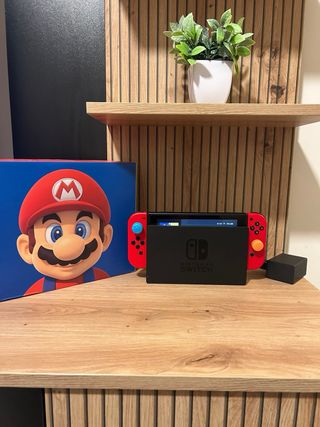 Nintendo Switch Azul Neón/Rojo Neón V2 +Accesorios