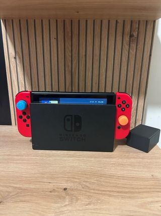 Nintendo Switch Azul Neón/Rojo Neón V2 +Accesorios