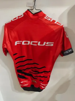 Maglia Ciclismo Focus Rossa Nera
