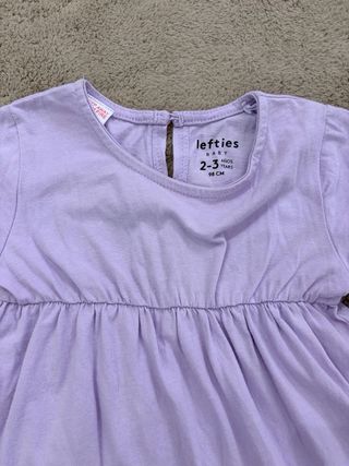 Vestido morado Lefties 2-3 años