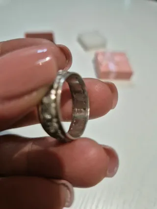 Anillo Plata Artesanal Antiguo