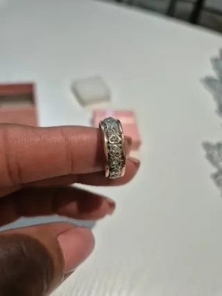 Anillo Plata Artesanal Antiguo