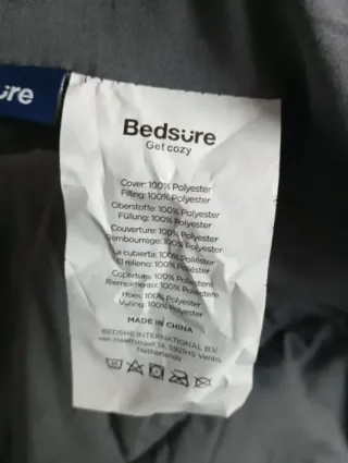 Edredón cama 90 gris BEDSURE