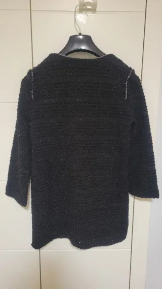 Chaqueta Sfera lentejuelas negra Talla S