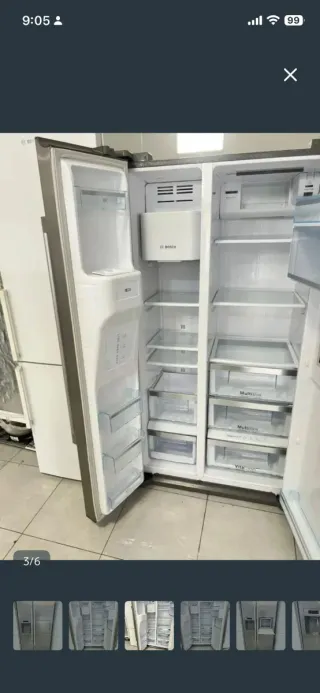 Nevera Bosch Americana Acero Inoxidable