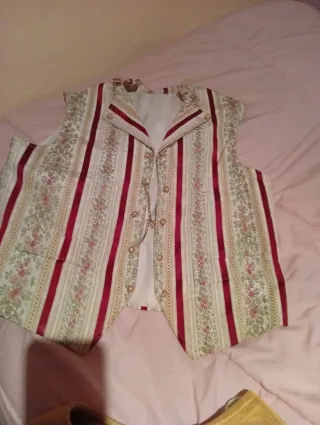 Chaleco Fallera y Fallero Dorado y Negro