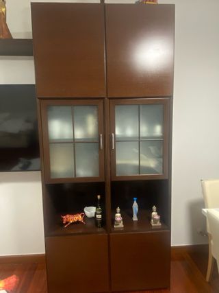 Mueble vitrina para copas/tazas