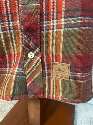 O’Neill Camicia Uomo Scozzese Tartan Cotone