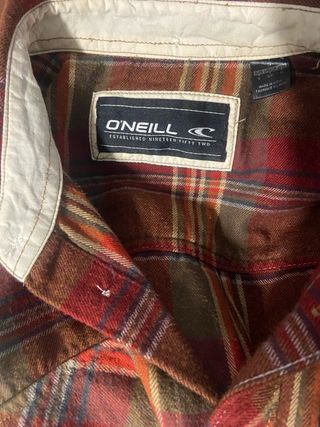 O’Neill Camicia Uomo Scozzese Tartan Cotone