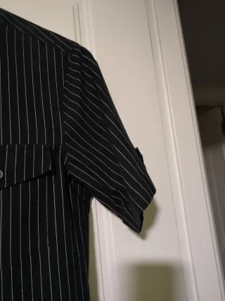 Camisa Angelo Litrico Rayas Finas Talla M