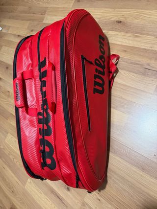Raquetero Wilson Tour Rojo