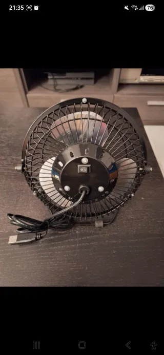 Ventilador USB Simbr Metálico Escritorio