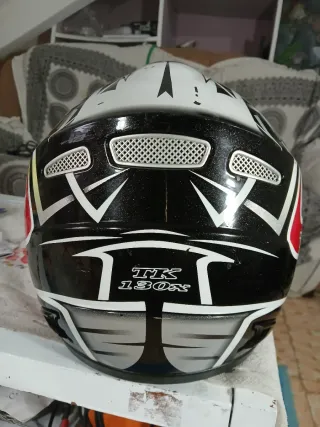 Casco Moto Integral Takachi TK-130X Rojo/Negro