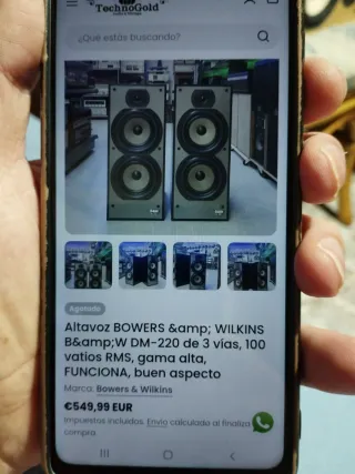 Altavoces Bowers & Wilkins DM220i