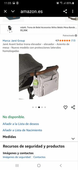 Trona portátil Jane bolso