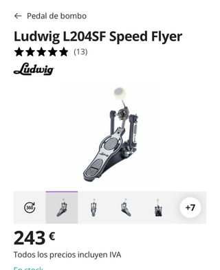 Pedal Bombo Ludwig Speed Flyer L204SF