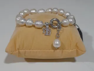 Pulsera Perlas Cierre Plata The Luxury Shop