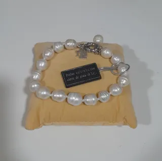 Pulsera Perlas Cierre Plata The Luxury Shop