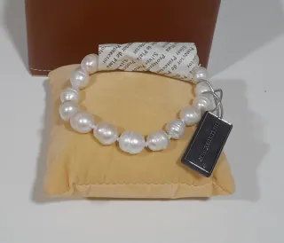Pulsera Perlas Cierre Plata The Luxury Shop