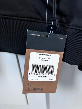 Sudadera The North Face Negra Nueva