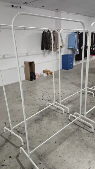 Perchero Metálico Blanco