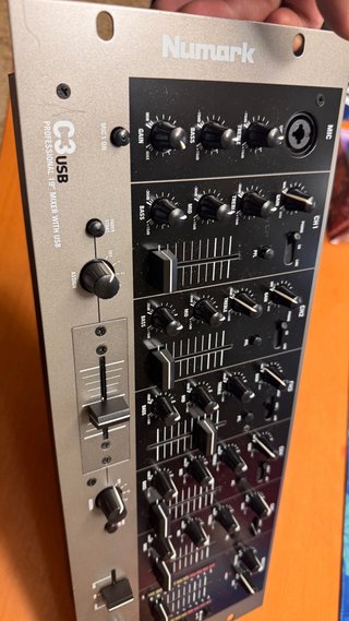 Numark C3USB Mezclador DJ Rack Portátil