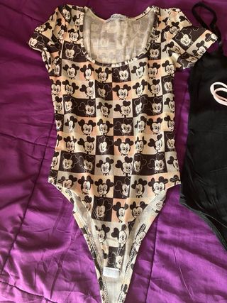 Lote 5 Bodies (Negro, Rosa, Estampado)