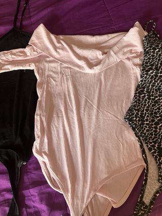 Lote 5 Bodies (Negro, Rosa, Estampado)