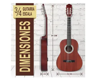 Pyle Guitarra Acústica 3/4 Juvenil Kit
