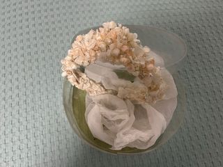 Vestido de Novia Crema y Salmón