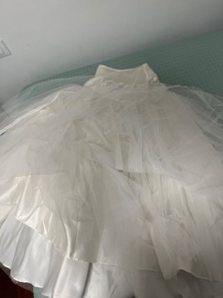 Vestido de Novia Crema y Salmón