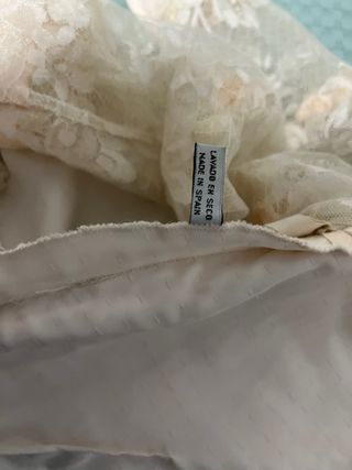 Vestido de Novia Crema y Salmón