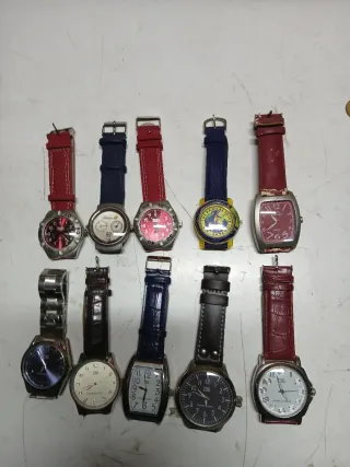 Lote 10 relojes