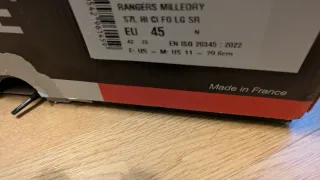 Botas de seguridad numero  45