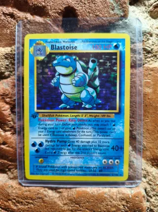 Blastoise Base Set – Replica da Collezione – Carta