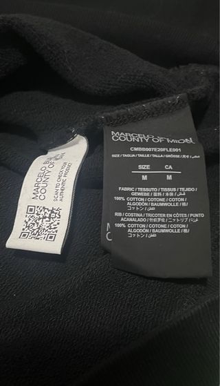 Felpa con cappuccio Marcelo Burlon