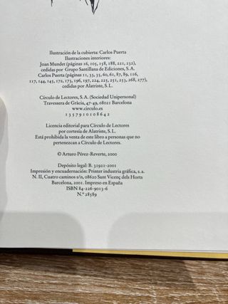 LOTE CAPITAN ALATRISTE CUATRO PRIMEROS LIBROS