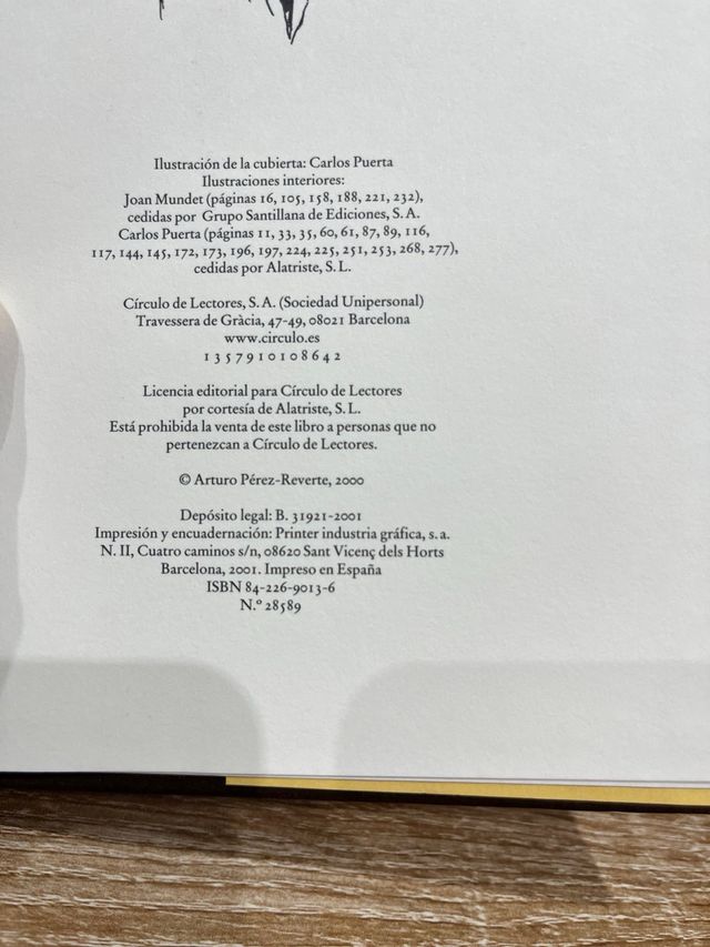 LOTE CAPITAN ALATRISTE CUATRO PRIMEROS LIBROS