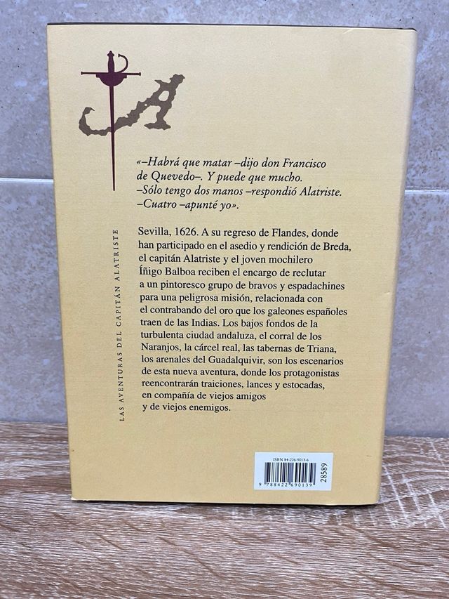 LOTE CAPITAN ALATRISTE CUATRO PRIMEROS LIBROS