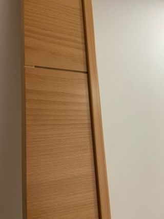 Puerta de madera con cristal (vendo dos)