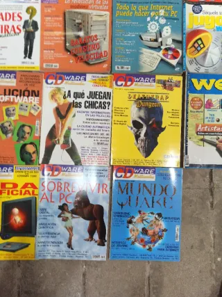 Revistas pc y CD ware antiguas