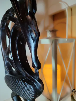 Chiwara autentico Mali in legno 50cm