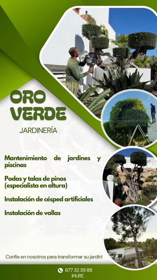 Servicios de Jardinería ORO VERDE