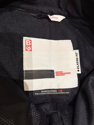 Pantalón Snowboard negro Mujer T.38 Bonfire