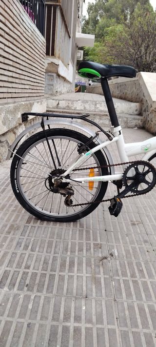 Bicicleta Plegable B'Twin Tilt Blanca