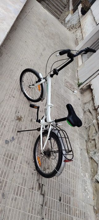 Bicicleta Plegable B'Twin Tilt Blanca