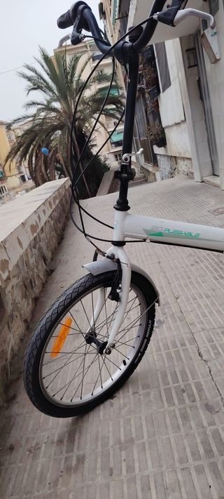 Bicicleta Plegable B'Twin Tilt Blanca